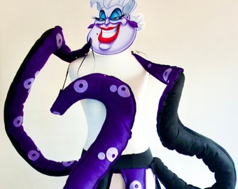 Kid's Halloween Ursula Sea-Witch inspired Costume Tentacle Belt, Villain, Made to Measure!