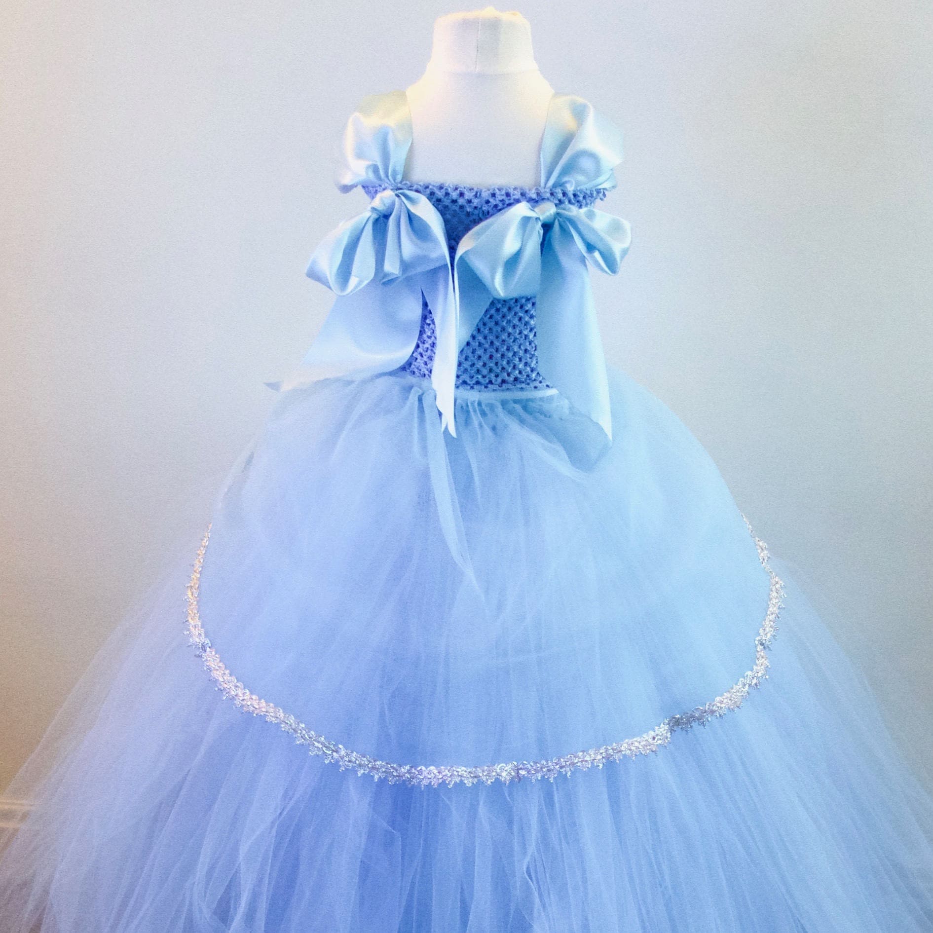 Girl's Cinderella Inspired Dress Costume Made to Measure - Etsy UK