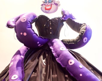 Women's Ursula Seawitch inspired Costume Villain Party, Various Sizes