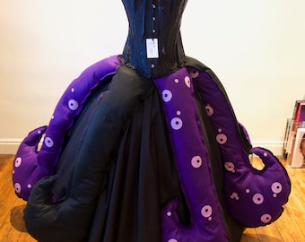 Ursula Sea Witch Costume, Corset, Tentacle Belt, Made to Measure