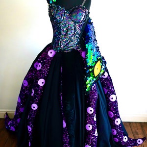 Halloween Ursula Witch inspired Costume, Tentacle Belt Only! Can Ship Today 1-3 day Express