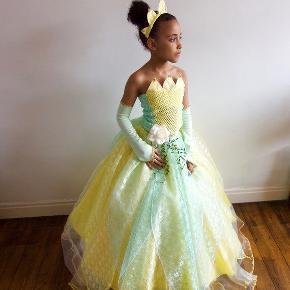 La Principessa Tiana ha ispirato Costume/Abito/Abito Età 3 | Etsy Italia