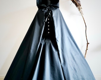 Halloween Witch Cloak, Cosplay,  Villain Party, Fancy Dress, Made to order