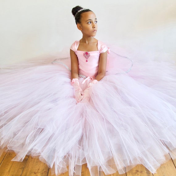 Girl's Pink Tulle Princess Dress, Aurora Inspired Costume/ Dress, Party,  Prom, FREE Gloves! Made to Measure. - Etsy