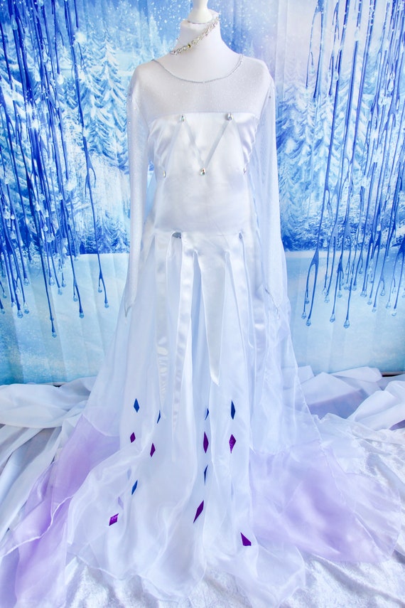 elsa inspired gown