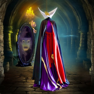 Evil Queen Halloween Snow White Inspired Costume, Made to measure FREE TIARA!
