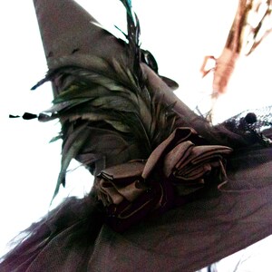 Halloween Wizard of Oz Evil Witch inspired Costume, Villain Party Fancy Dress, includes Free Hat Various Sizes image 4