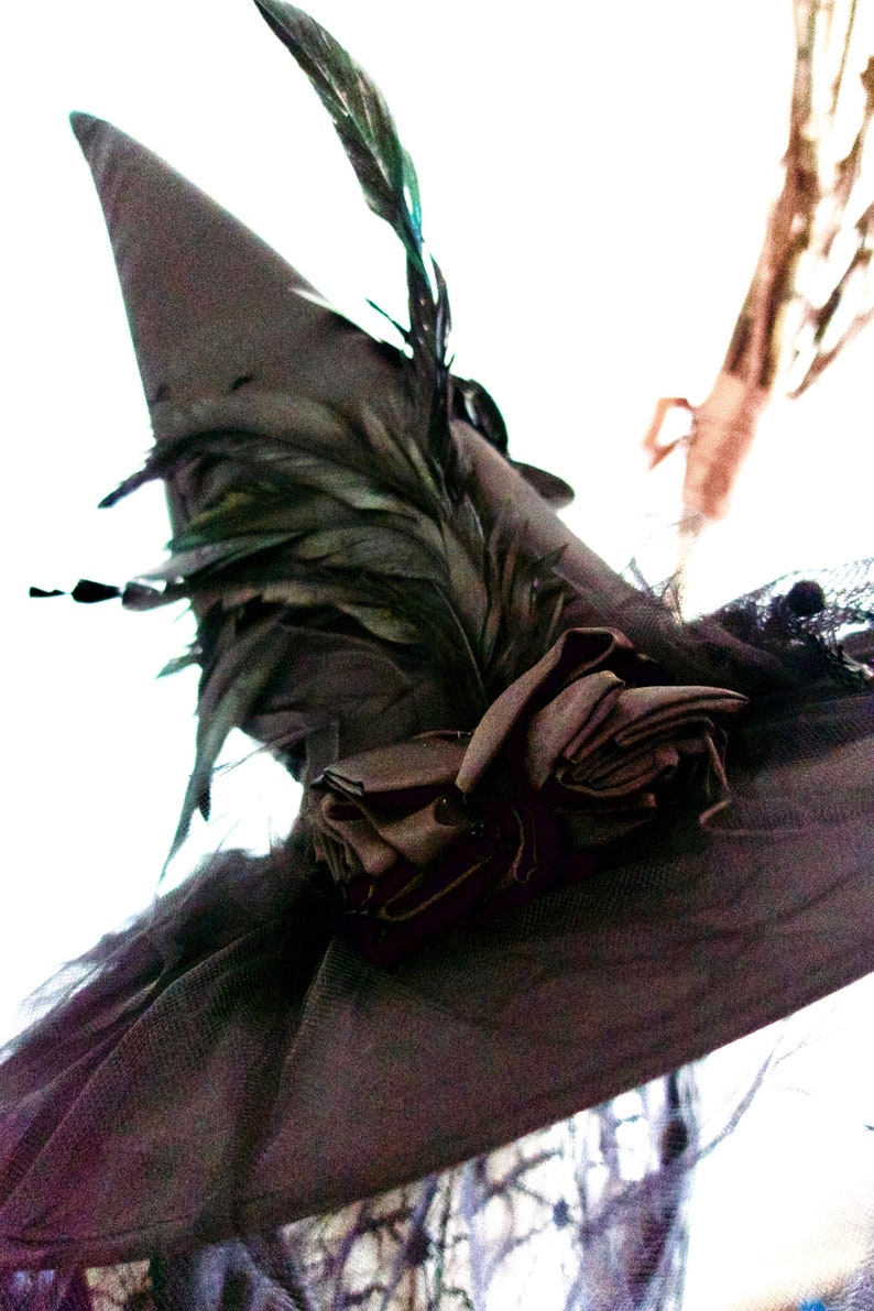 Halloween Wizard of Oz Evil Witch inspired Costume, Villain Party Fancy Dress, includes Free Hat Various Sizes image 4