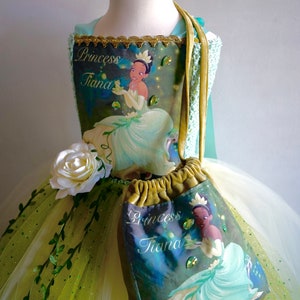 Tiana Princess inspired Costume /Dress/Gown,  Age 3 up to 12 years Made to Measure.