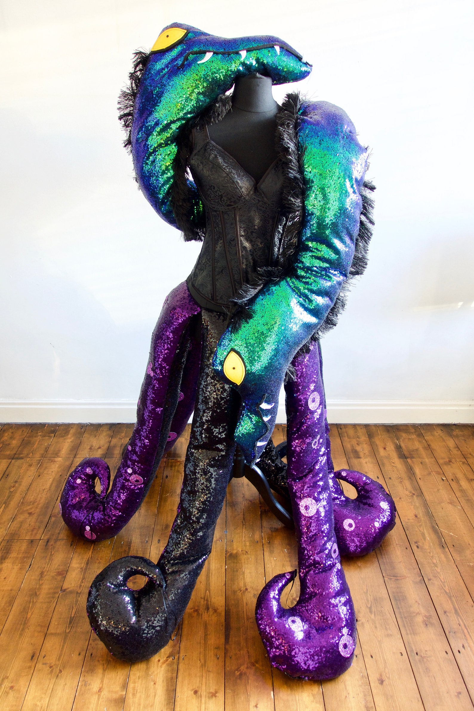 Ursula Sea Witch Eels FLOTSAM AND JETSAM Villain Cosplay Etsy