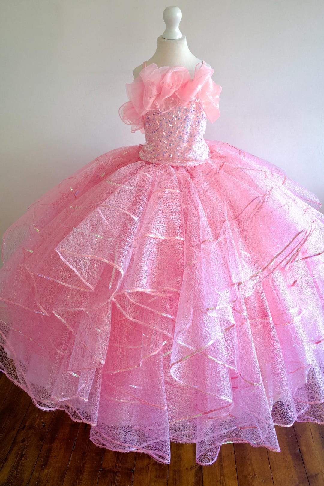 strapless open back dress PINK CAMO DRESS main image 0