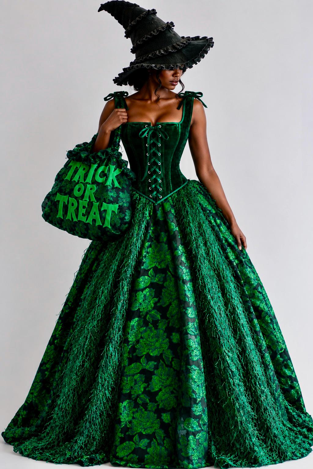 wicked green dress Inspired Sabina