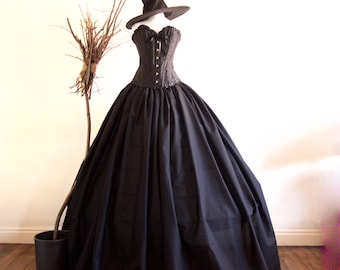 Halloween Adult Evil Witch Costume, includes Free Witches Hat Various sizes