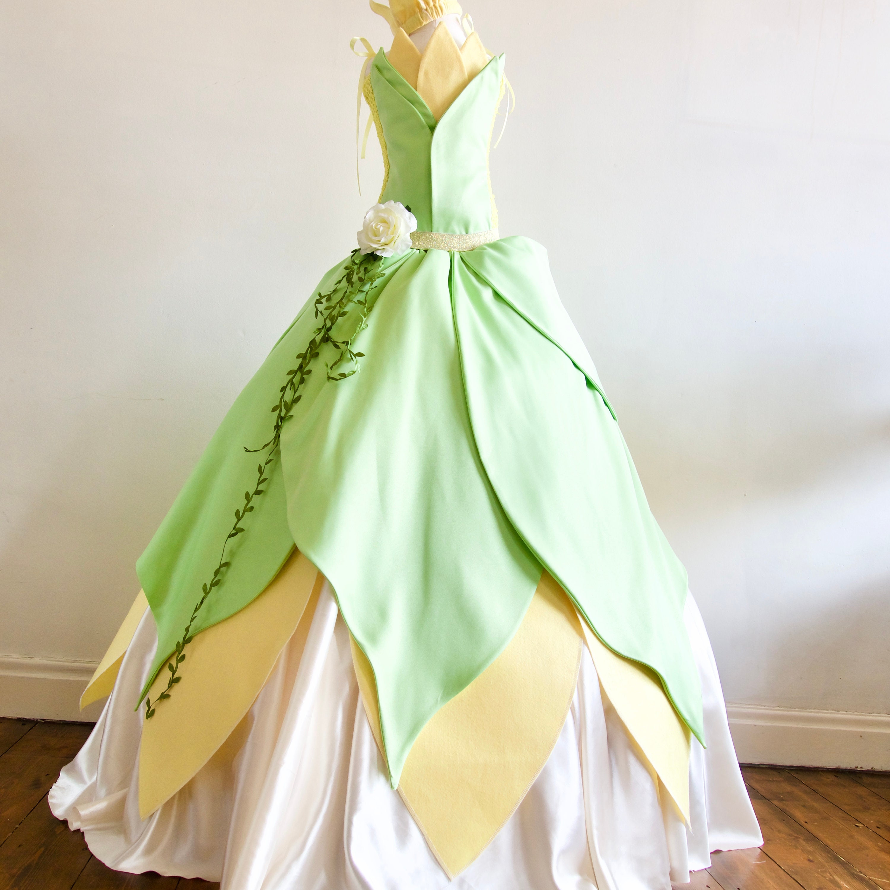 Buy Tiana Dress & Accessories, Tiana Dress, Princess and the Frog, Princess  Tiana Costume, Princess Tiana PERSONALIZED GIFT SET Online in India 