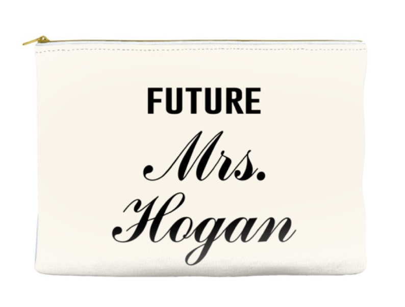 Bride Squad Canvas Makeup Bag
