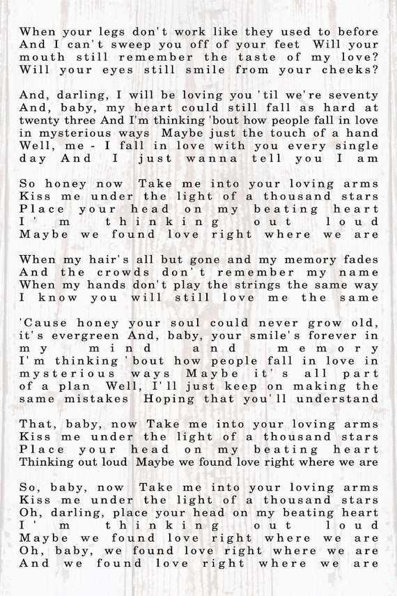 When i fall in love with you lyrics
