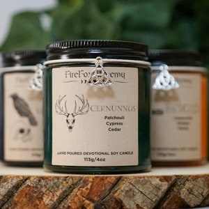 Celtic Gods Devotional Candles. Choose Your Deity