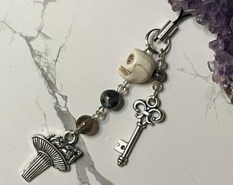 Ciondolo devozionale di Ecate per borsa/telefono, ciondolo per borsa, ciondolo per borsetta, ciondolo per telefono, regalo wiccan, dea greca