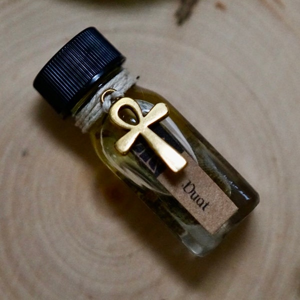 DUAT: Ritual Oil for Anubis, Egyptian God of Mummification and Embalming, Ritual Oil