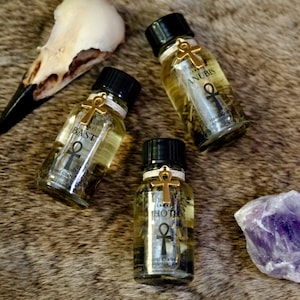 Egyptian Gods Anointing Oils. Choose Your Deity. Multiple Size Options