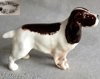 Vintage Beswick Earthenware Cocker Spaniel Dog Figurine Model No. 1754 Designed by Arthur Gredington c.1960s