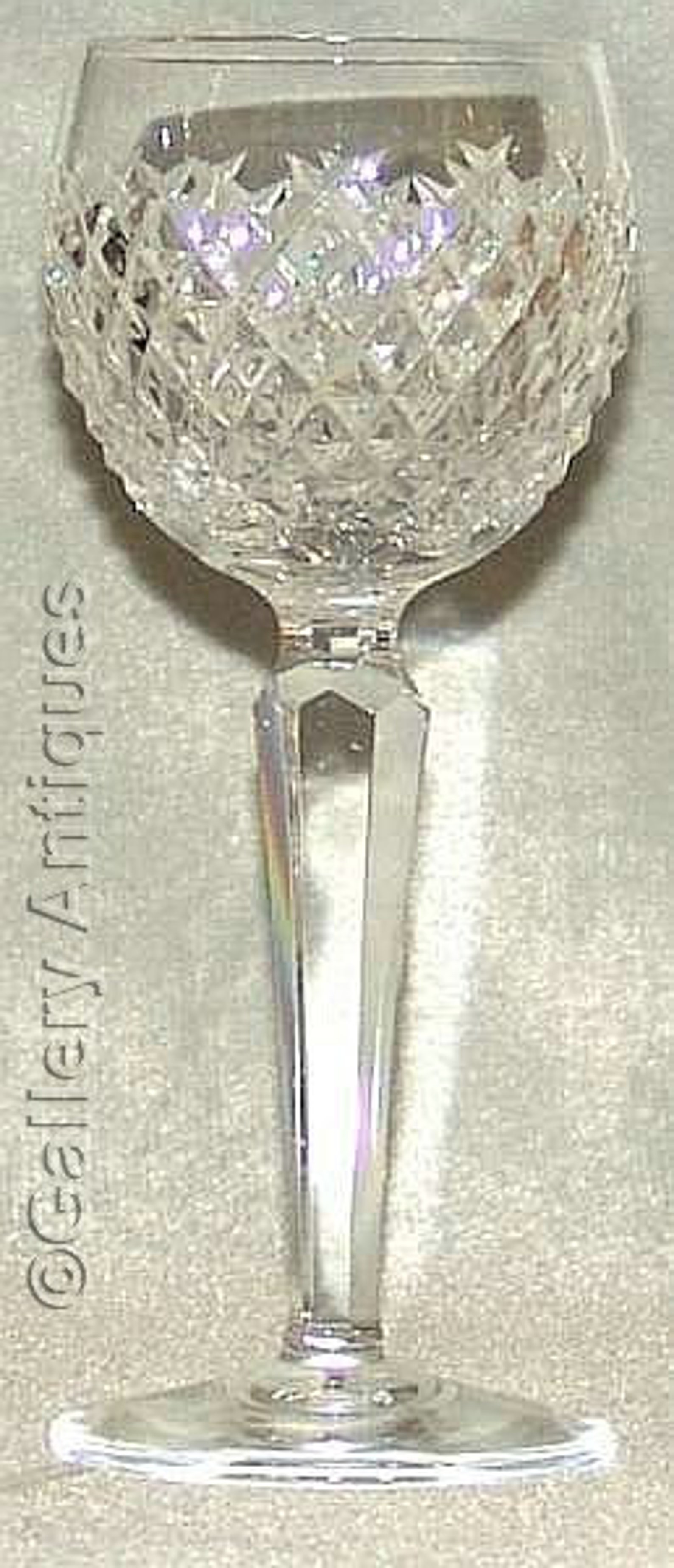 Six Rare vintage Waterford Crystal Ireland Alana Pattern Etsy