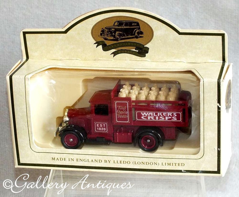 Vintage Lledo Walkers Crisps DieCast Model of 1930 Ford Stake Etsy