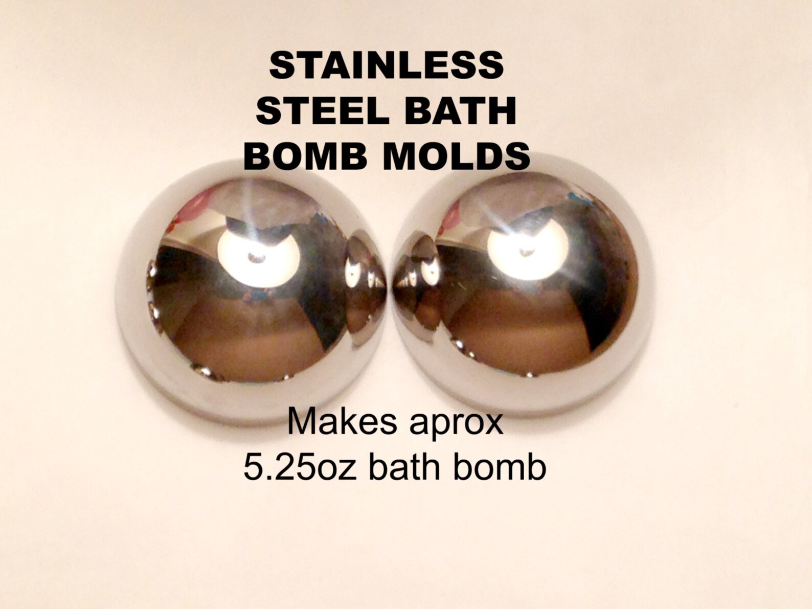 Stainless Steel Bath Bomb Molds Bath Fizzie Molds Bath Etsy