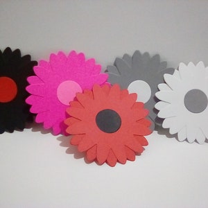 Flowers, Die Cut Flowers,Daisy Flower,Flower Embellishment, Flower Die Cut, Paper Flowers, Paper Flowers, Wedding Flowers, Wedding Decor