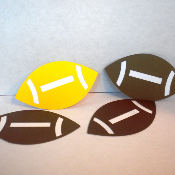 Football Die Cut Etsy