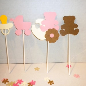 Baby Centerpiece Picks, Baby Showers, Party & Paper Supplies, Party Decor