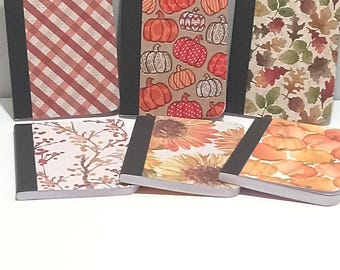 Fall Mini Composition Notebook , Mini Composition Notebook, Notebook, Altered Composition Notebook, Fall Notebook