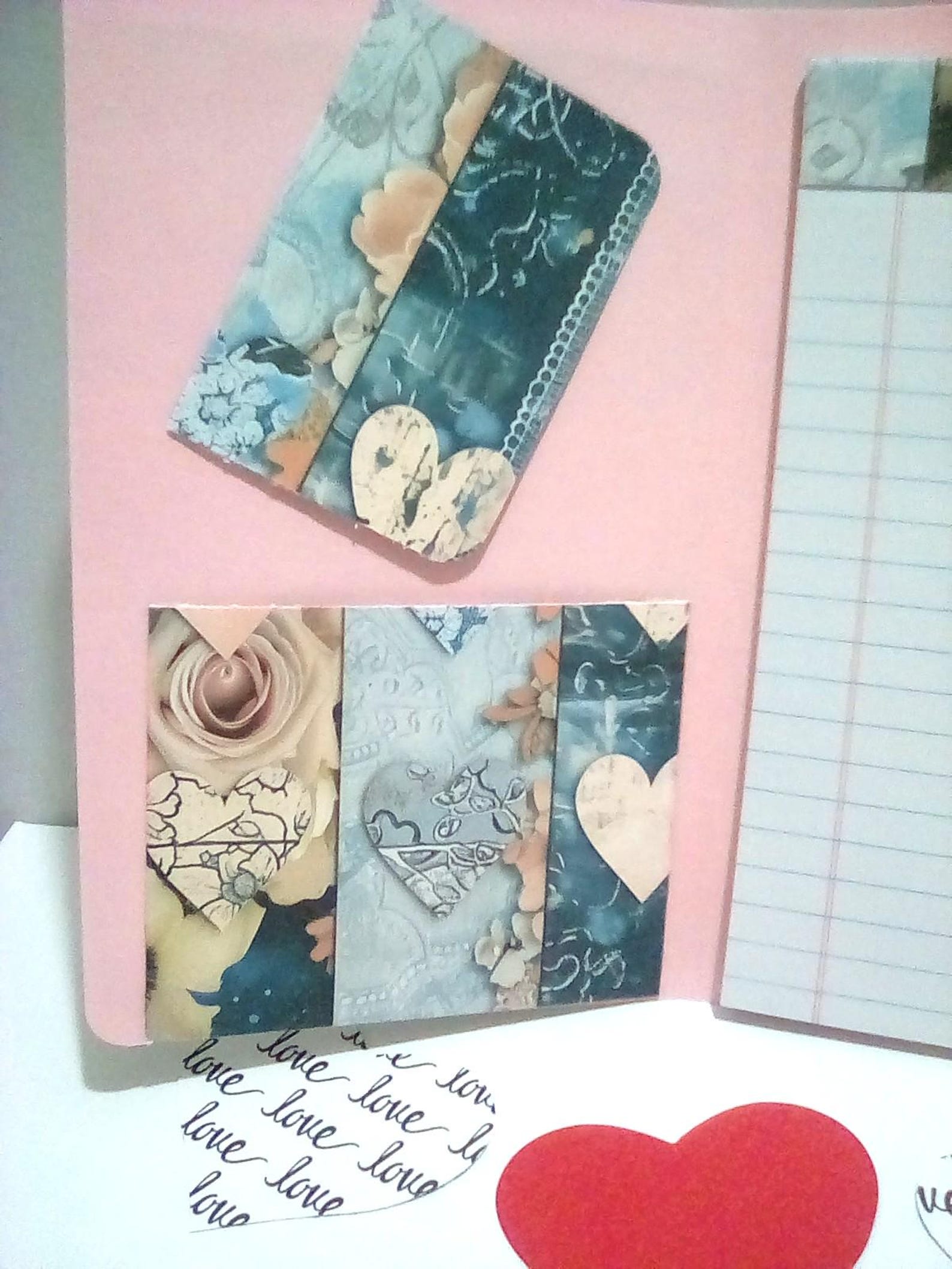 Heart Notepad, Notepads, Notebook, Writing Pad - Etsy