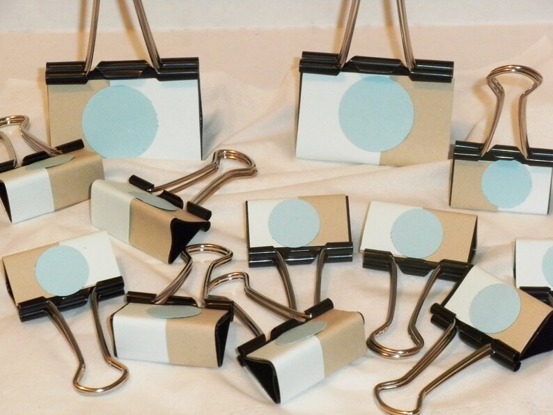 12 Binder Clipsoffice Binder Clips Office Binderclips Etsy