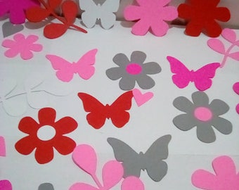 Butterfly, Die Cut Butterfly, Flower Embellishments,Flowers, Butterflies, Scrapbook Kit, Die Cuts