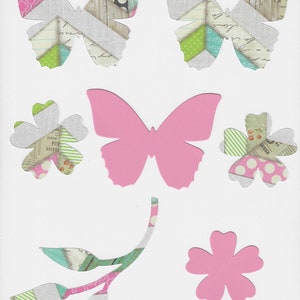 Tagli digitali a farfalla, scrapbooking digitale, tagli da morire