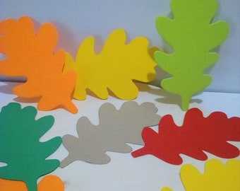 Die Cut Paper Leaves, Autumn Leaves, Paper Leaves, Scrapbook Embellishment, Die Cut Leaves,Autumn Leaves, Paper Cut Leaves,Paper Leaves