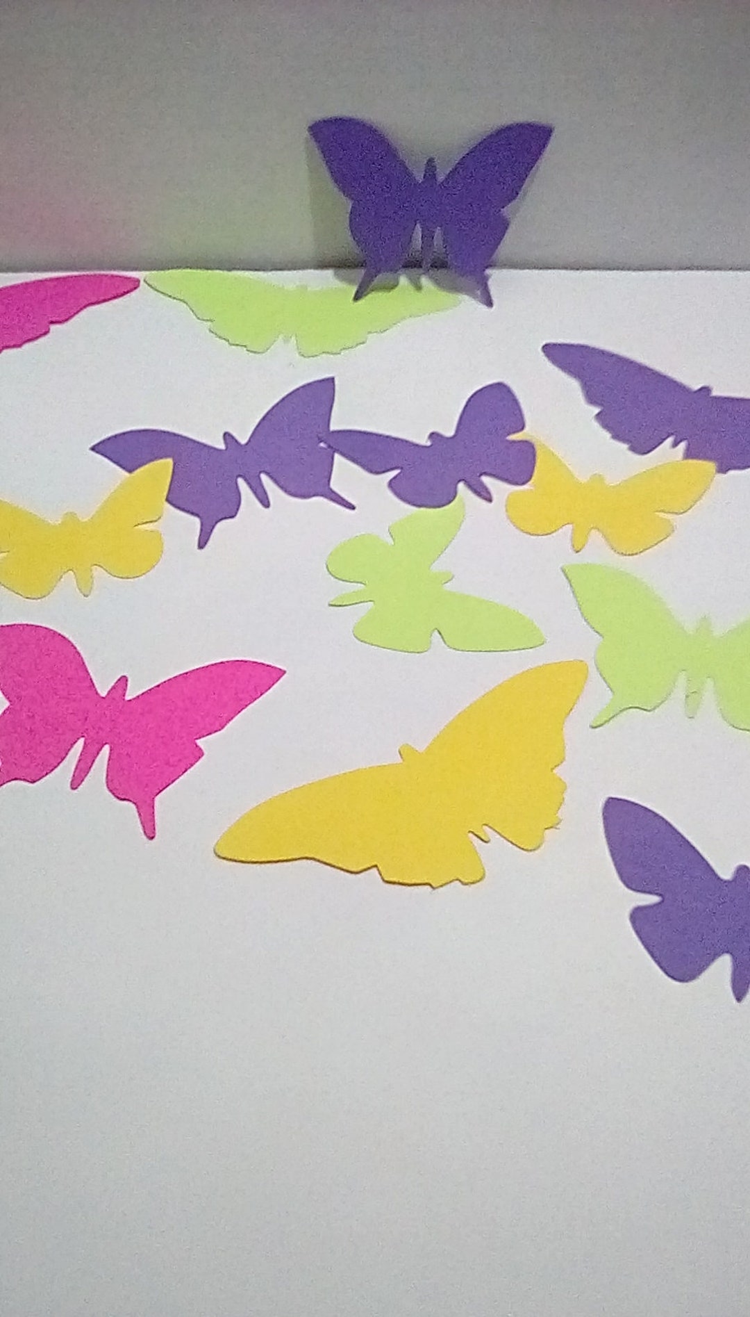 Butterfly Die Cuts, Scrapbook Embellishments, Paper Butterflies (16 ...
