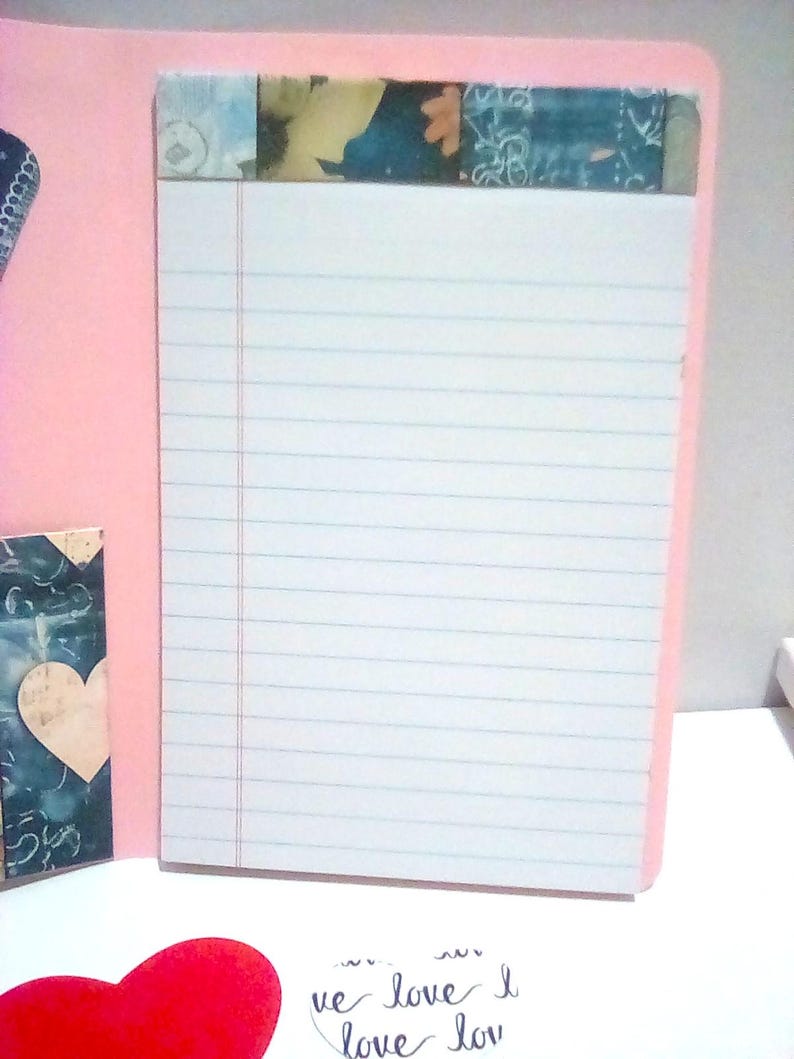 Heart Notepad, Notepads, Notebook, Writing Pad - Etsy