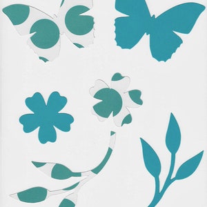 Butterfly, Digital Butterfly Die Cuts, Digital Scrapbooking, Die Cuts