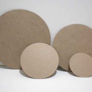 Circle Die Cuts, Chipboard Circles, Die Cut Circles, Embellishments