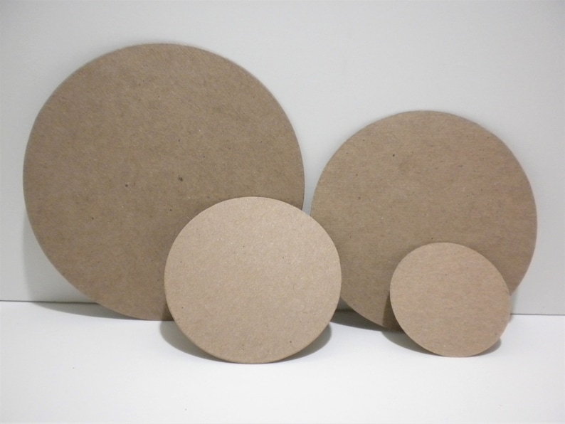 Circle Die Cuts, Chipboard Circles, Die Cut Circles, Embellishments Etsy