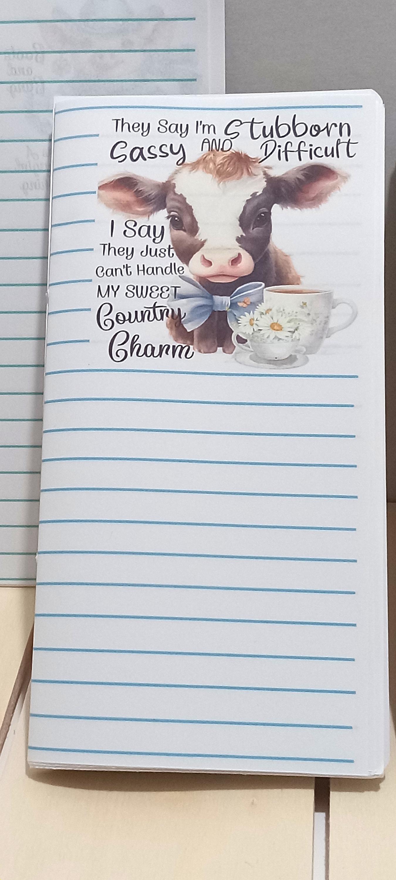 Notebook Bundle Set, Farm Animal Notebook Trio Set, Gift for Her, Gift ...