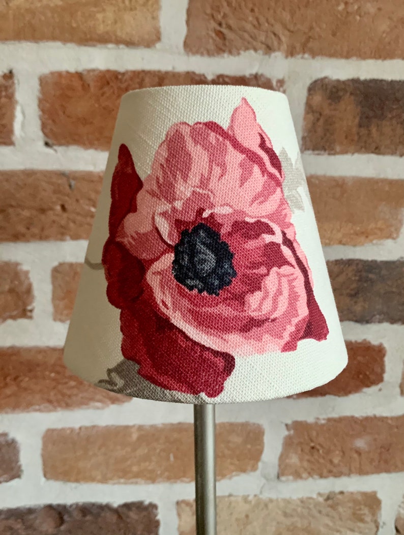 Laura Ashley Freshford Linen Candle Clip Lampshades Etsy UK