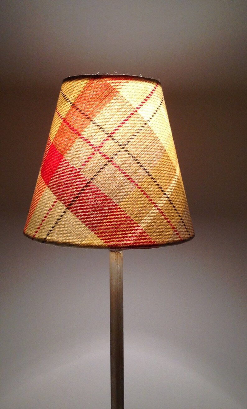 Tartan Candle Clip Lampshades Etsy UK