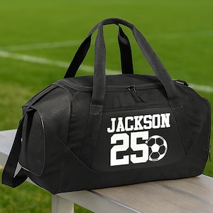 Personalized Soccer Duffel Bag: Vented Shoe Compartment, Team Colors