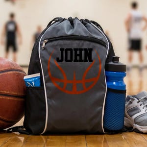 Unique Custom Basketball Drawstring Bag - Personalized Sports Backpack for Active Lifestyles!