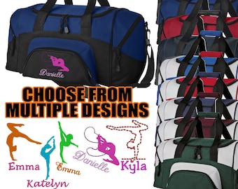 Personalized Gymnastics Duffel Bag | Customized Gymnastics Bag | Gymnastics Team Bags | Gymnast Gift