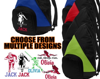 Personalized Track & Field Sling Backpack | Custom Track Bag | Track and Field Gift