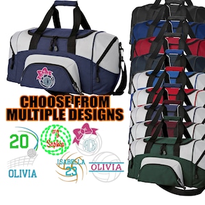 Personalized Volleyball Duffel Bag Customized Volleyball Bag Volleyball Team Bags Volleyball Gift image 1